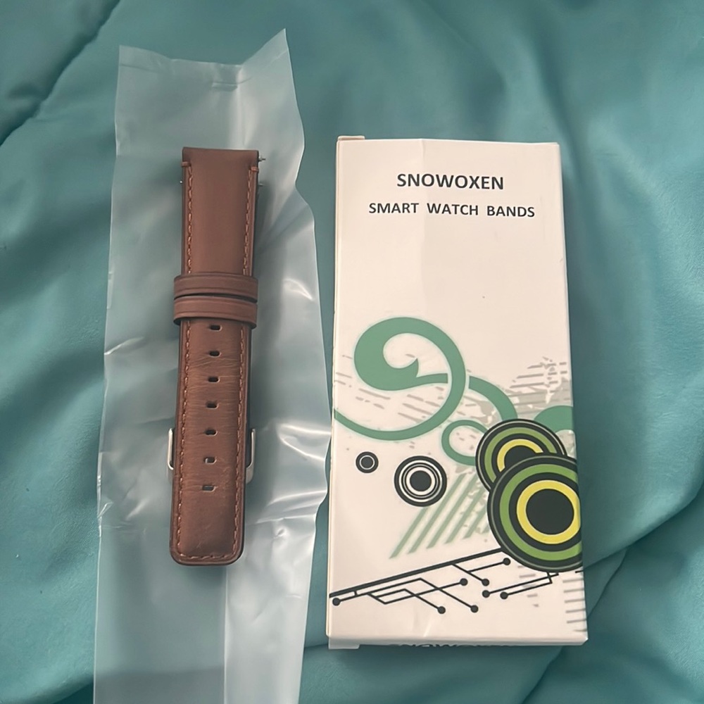 Samsung Galaxy 46mm  leather band Mens